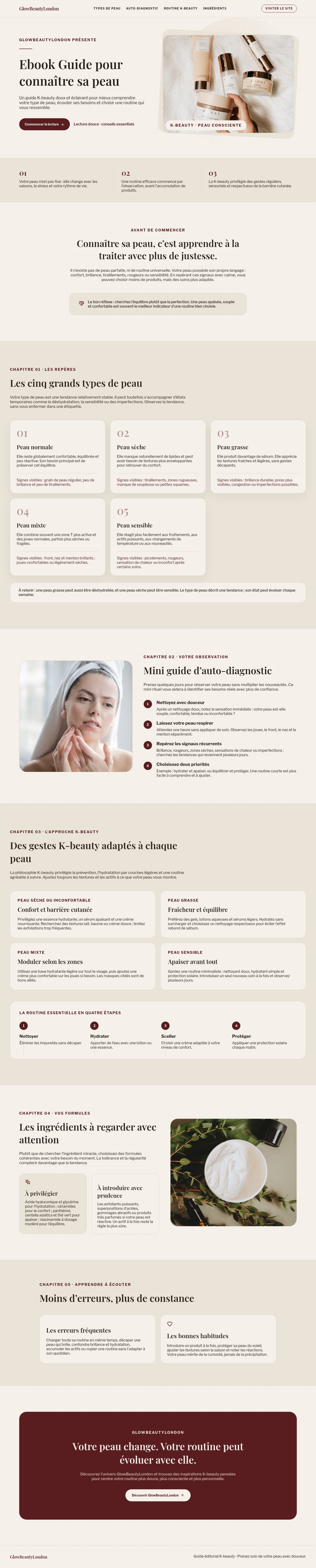 Connaître sa peau — Le guide essentiel pour une routine beauté sur mesure