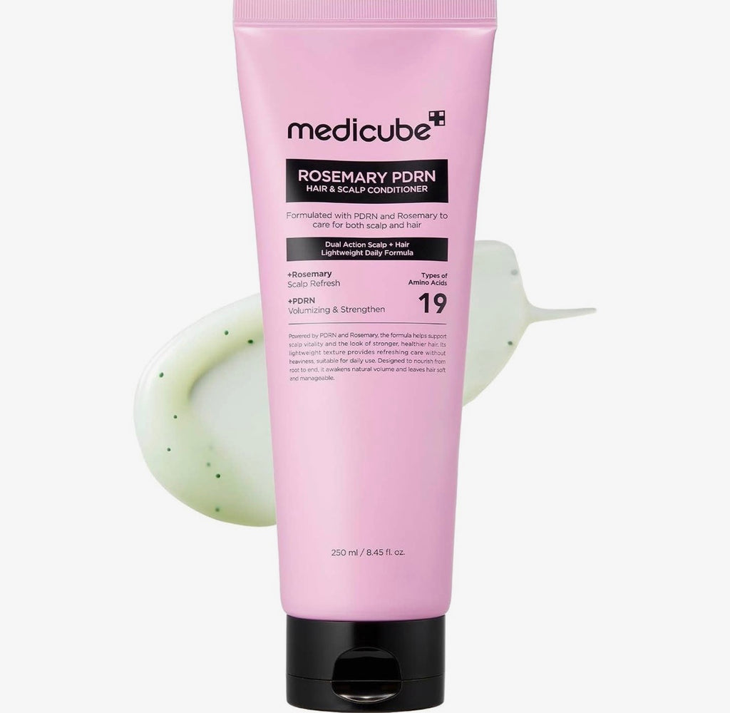Medicube après shampoing épaississant romarin PDRN - du cuir chevelu au pointe - 250 ml ( 8,45 fl oz)