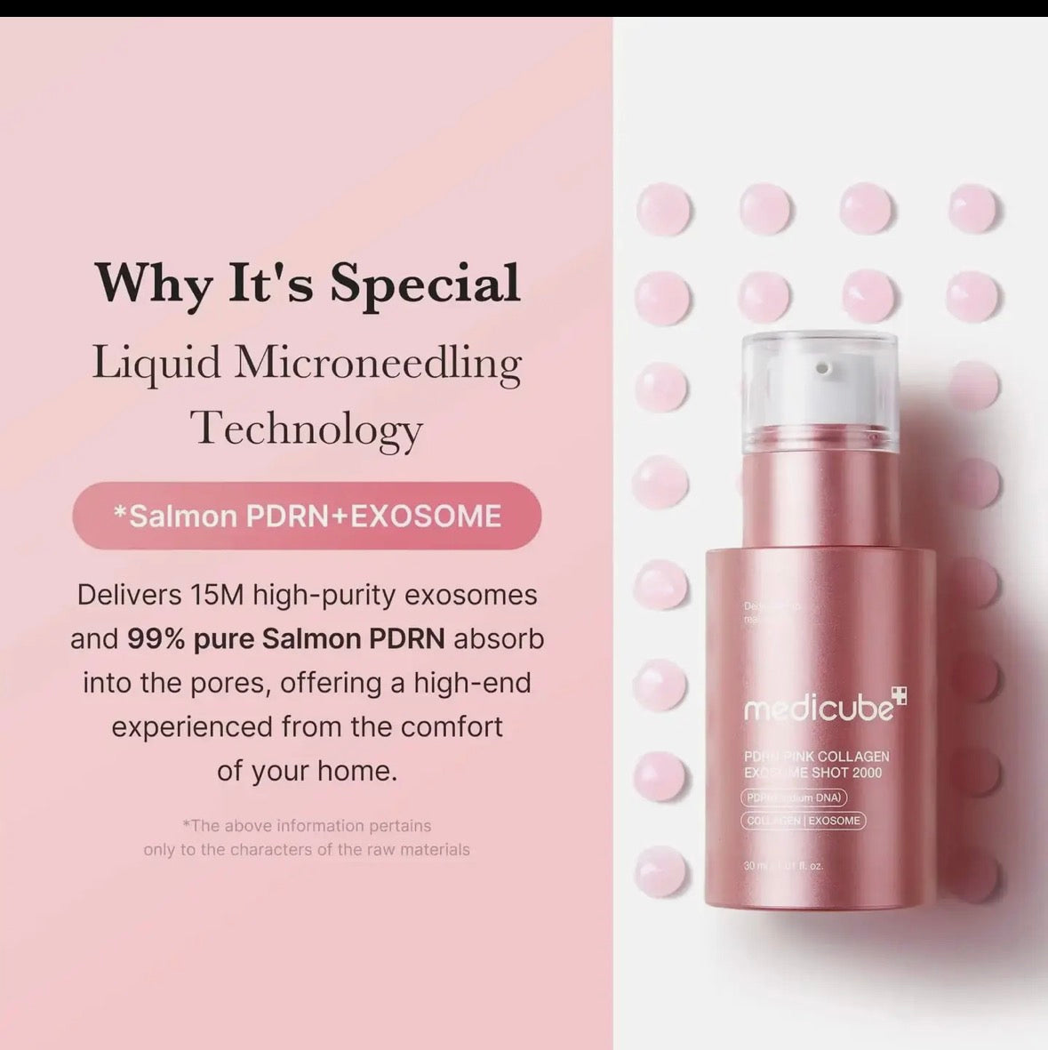 Medicube — PDRN Pink Collagen Exosome Shot 2000 | Sérum régénérant 30ml