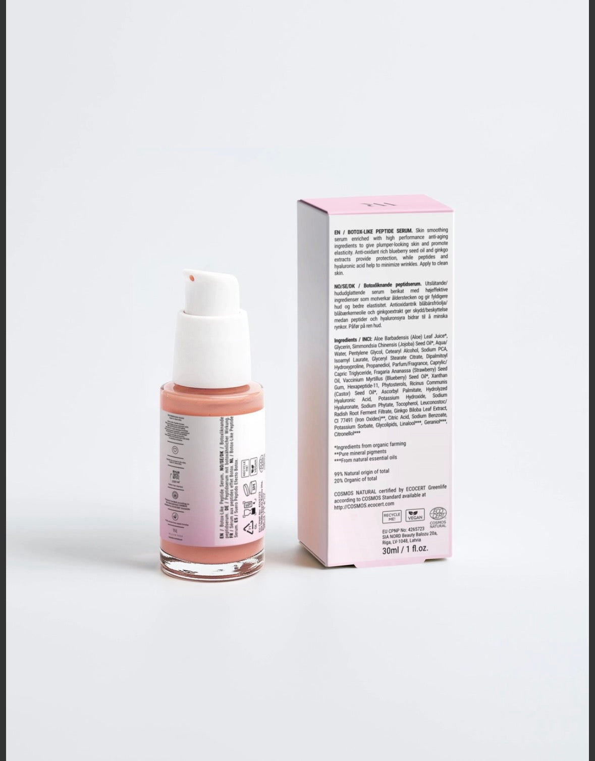 Sérum lissant aux peptides effet Botox Willow Rose
