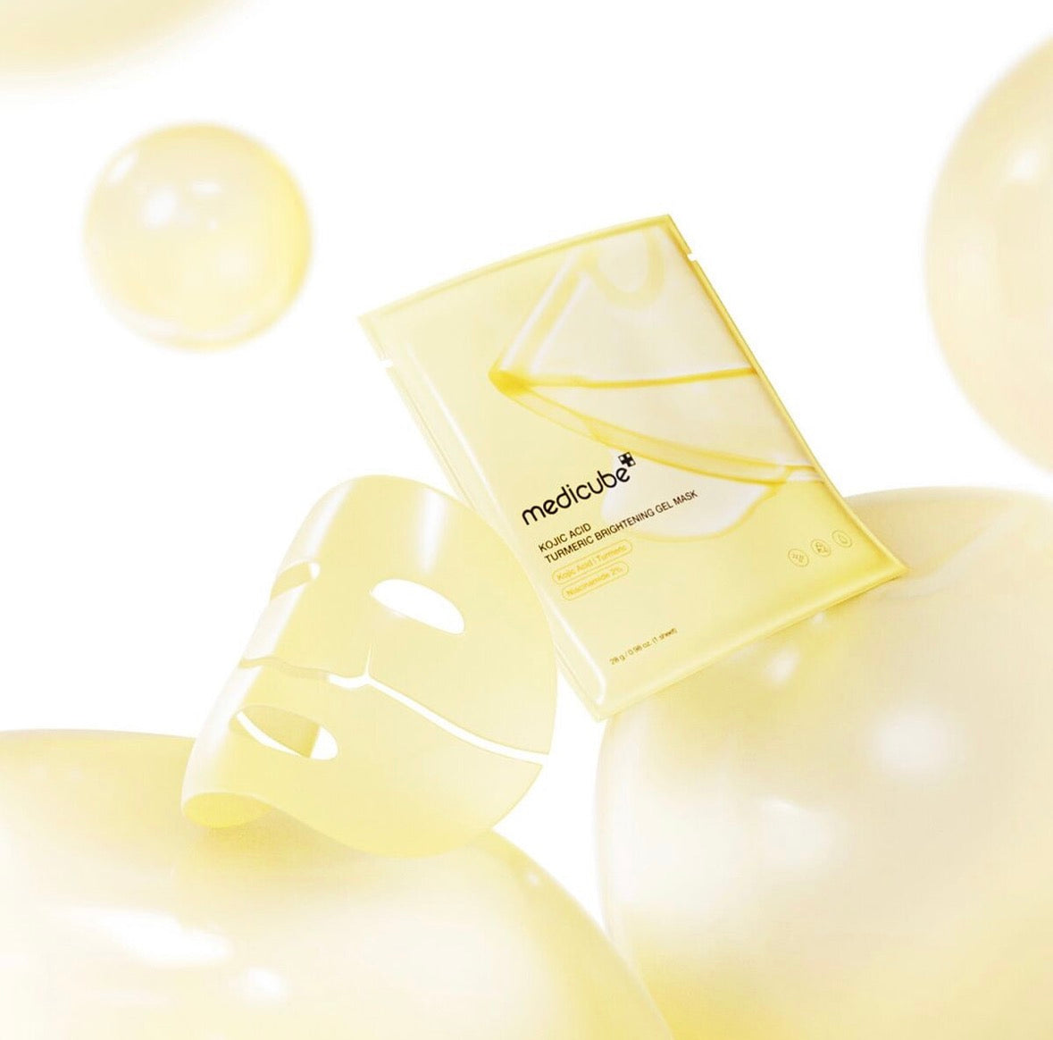 Medicube] Masque gel illuminateur à l’acide kojique et curcuma