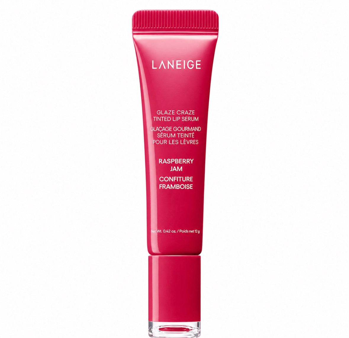 LANEIGE – Glaze Craze Tinted Lip Serum (Raspberry Jam), 12g