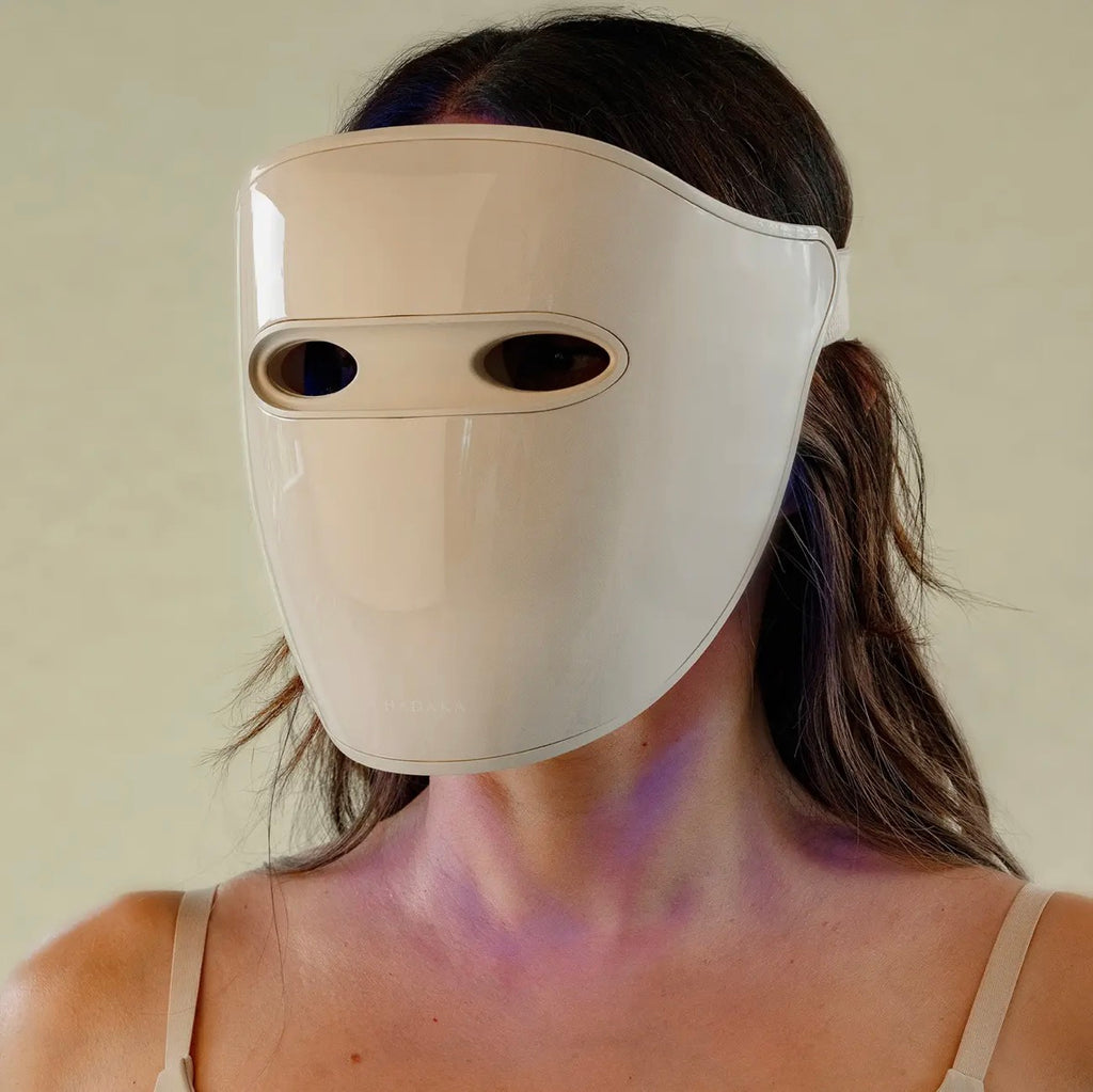 Masque LED de luminotherapie - lumière rouge et bleu