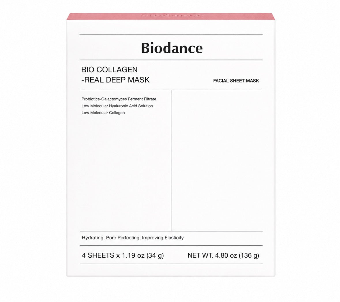 Biodance – Bio Collagen-Real Deep Mask, 4 sheets