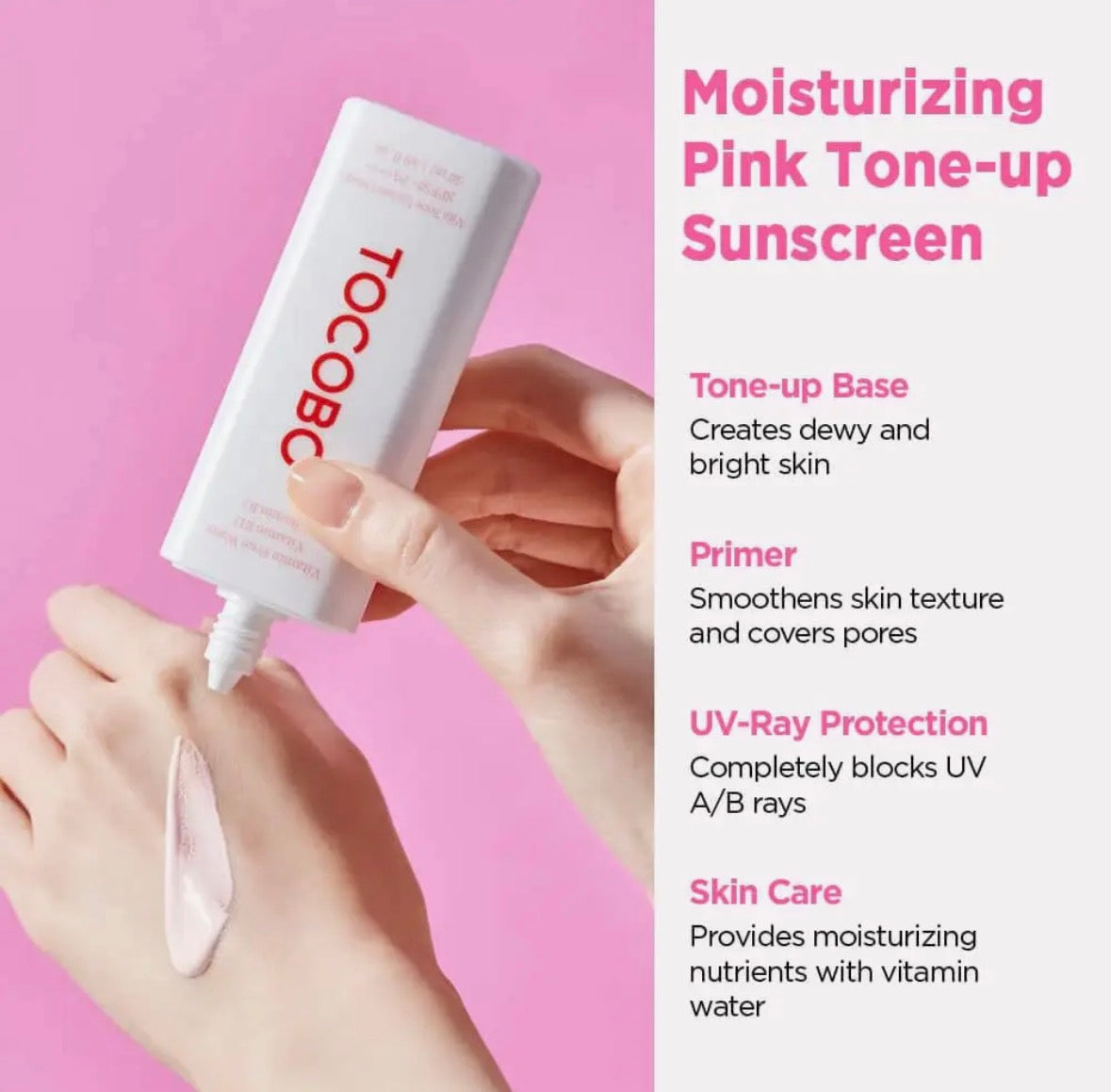 Crème solaire tonifiante Vita tone up Toboco SPF 50+++