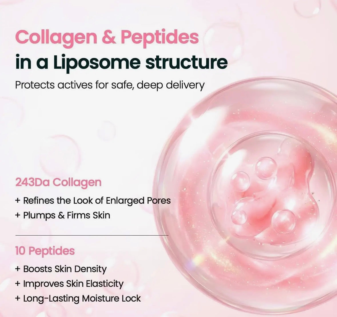 Biodance - booster de bulles lipsome aux peptides de collagène