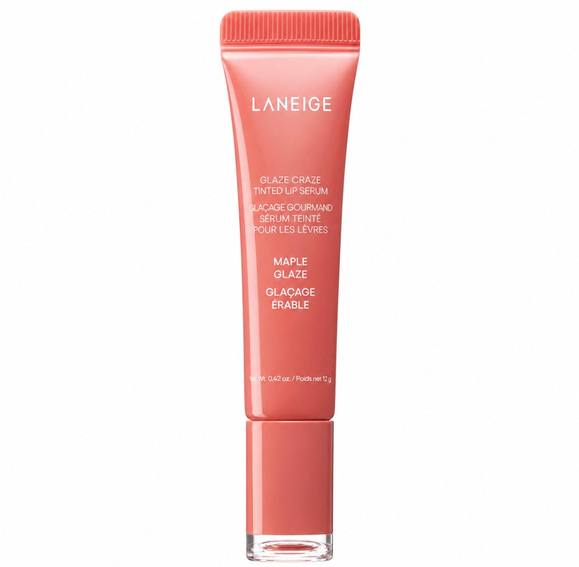 LANEIGE – Glaze Craze Tinted Lip Serum (Maple Glaze), 12g